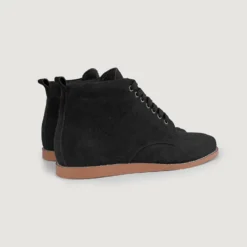 Bearman Moc Toe Black Suede Boots