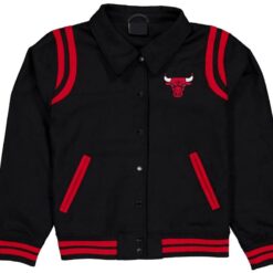 Chicago Bulls Sport Night Teddy Varsity Jacket