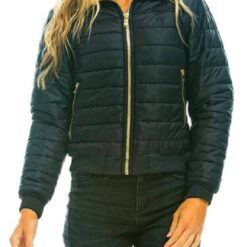 Womens Rainbow Puffer Jacket