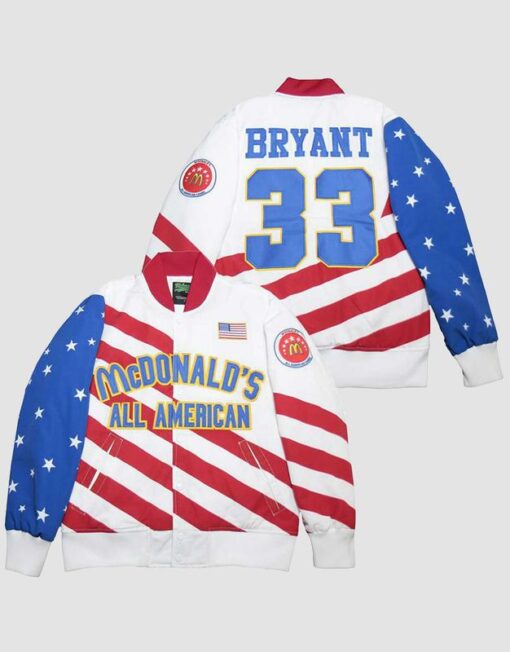 Mcdonald’s All American Kobe White Varsity Jacket