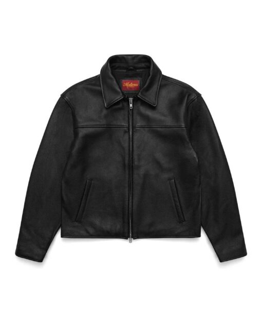 Mutimer Black Leather Jacket