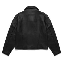 Mutimer Black Leather Jacket