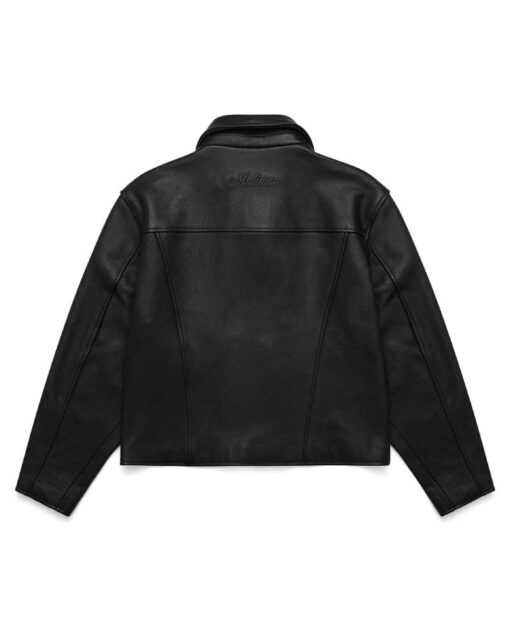 Mutimer Black Leather Jacket