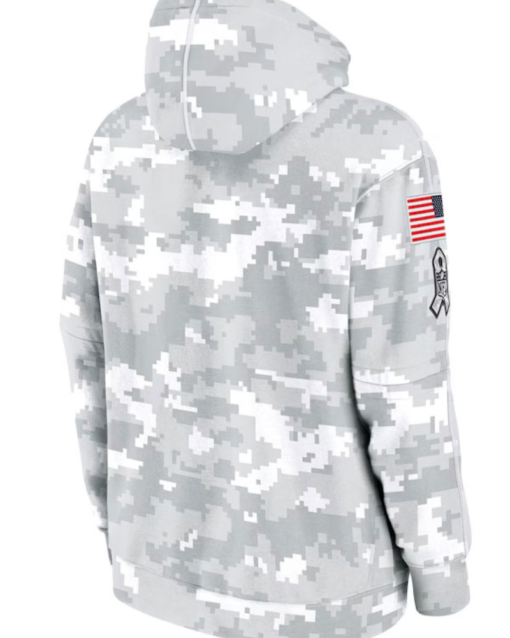 New England Patriots Salute To Service Camo 2024 Hoodie