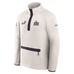 Philadelphia Eagles Super Bowl LIX Opening Night Tech Fleece Half-Zip Top