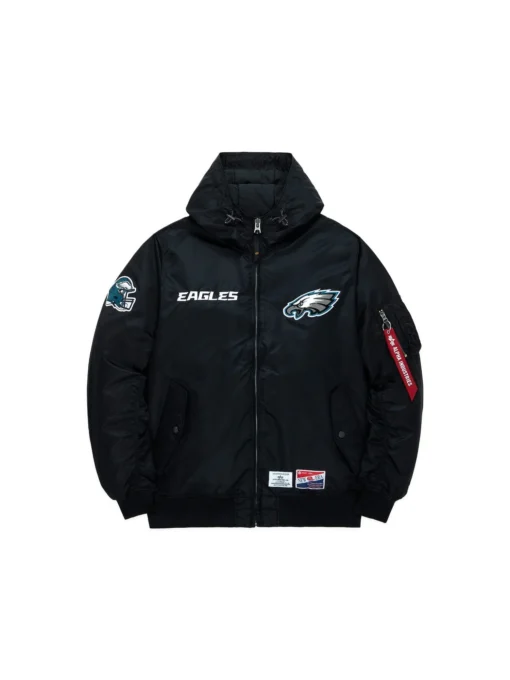 Philadelphia Eagles X Alpha X New Era L-2b Bomber Jacket