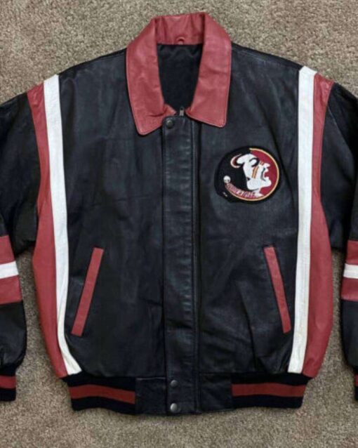 Vintage Florida State Seminoles Leather Jacket
