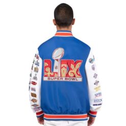 Super Bowl LIX Starter Commemorative Full-Snap Varsity Jacket