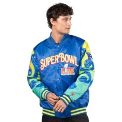 Super Bowl LIX Starter The Big Easy Full-Snap Satin Jacket