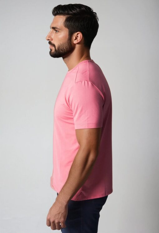 Crew Neck T-Shirt Slate Rose