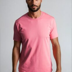 Crew Neck T-Shirt Slate Rose