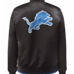 Detroit Lions Show Time Satin Jacket