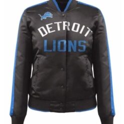 Detroit Lions Show Time Satin Jacket