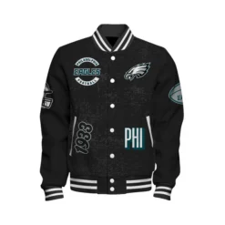 Philadelphia Eagles Super Bowl LIX Champions 2024 Winning Spirit Varsity Jacket