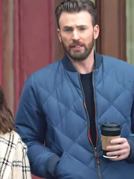 Chris Evans Super Bowl Bomber Jacket