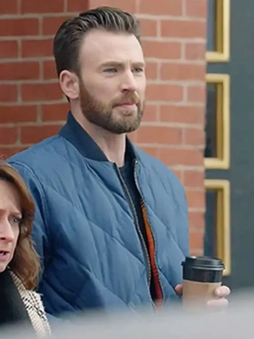 Chris Evans Super Bowl Bomber Jacket
