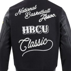 Men’s Pro Standard Black 2024 NBA All-Star Game x HBCU Classic Varsity Jacket