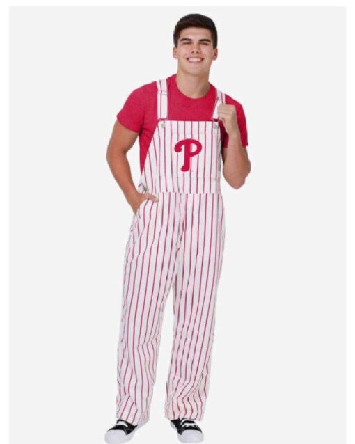 Philadelphia Phillies Pinstripe Bib Overalls