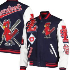 St. Louis Cardinals Old English Wool Varsity Jacket