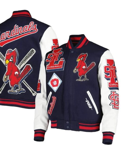 St. Louis Cardinals Old English Wool Varsity Jacket