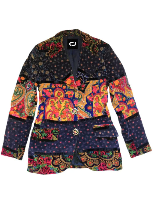 Fran Drescher Dolce & Gabbana Velvet Blazer