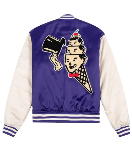 Ice Cream Hoodini Bomber Satin Jacket