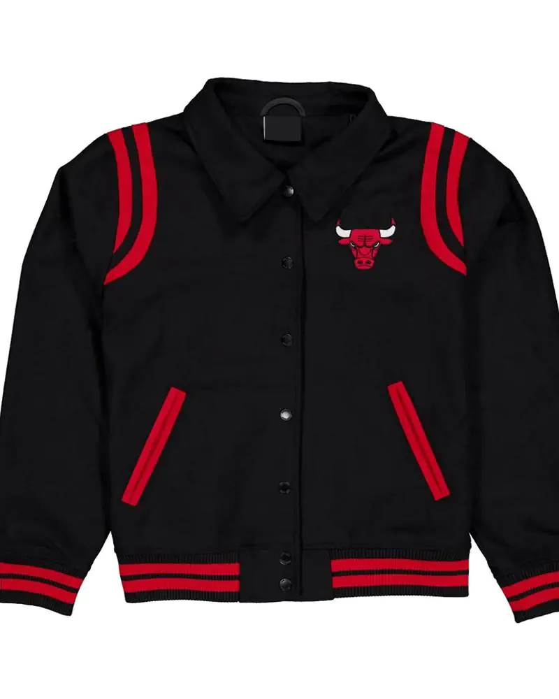 Chicago Bulls Sport Night Teddy Varsity Jacket