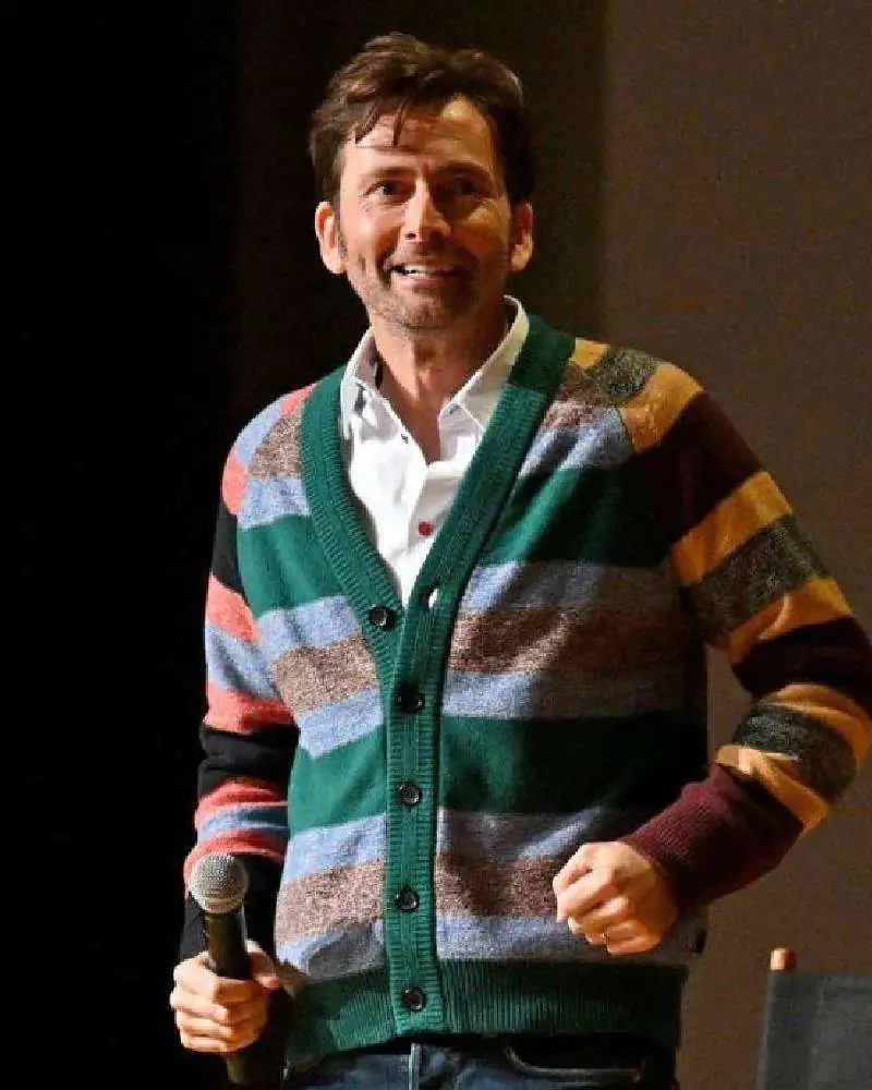 David Tennant New York Comic Con 2023 Cardigan David Tennant New York Comic Con 2023 Cardigan