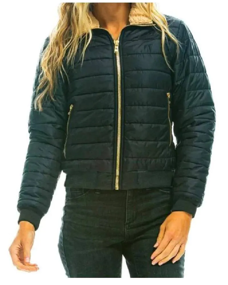 Womens Rainbow Puffer Jacket Womens Rainbow Puffer Jacket