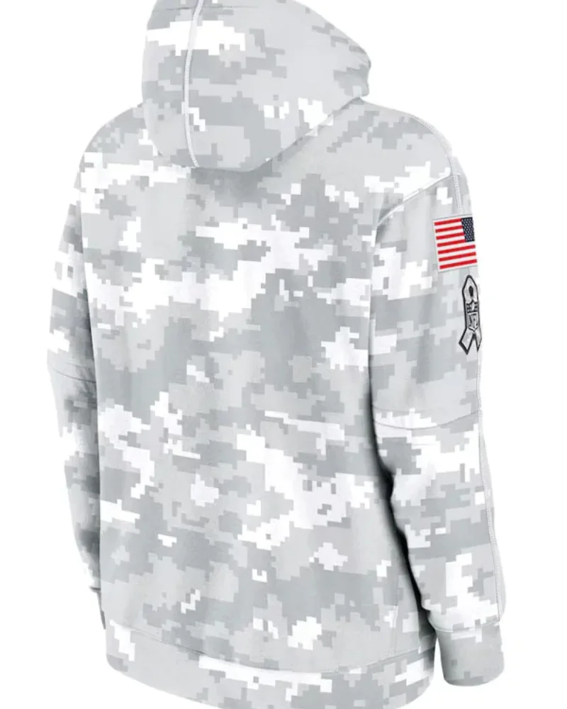 Kansas City Chiefs Salute To Service Camo 2024 Hoodie