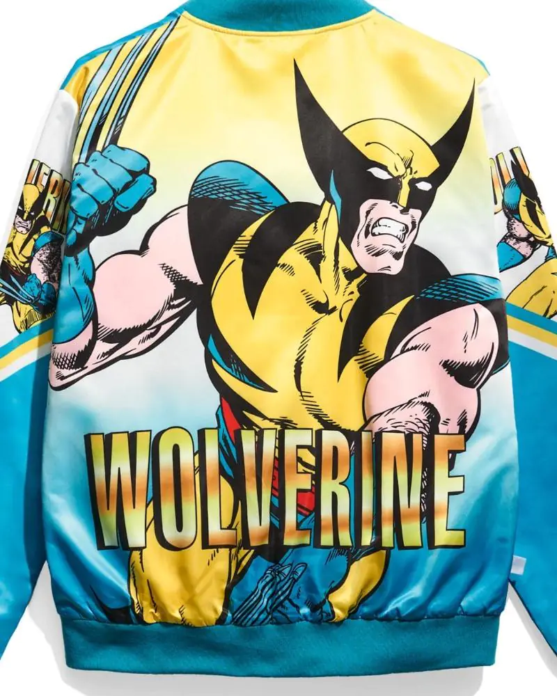 Wolverine Classic Blue Fanimation Satin Jacket