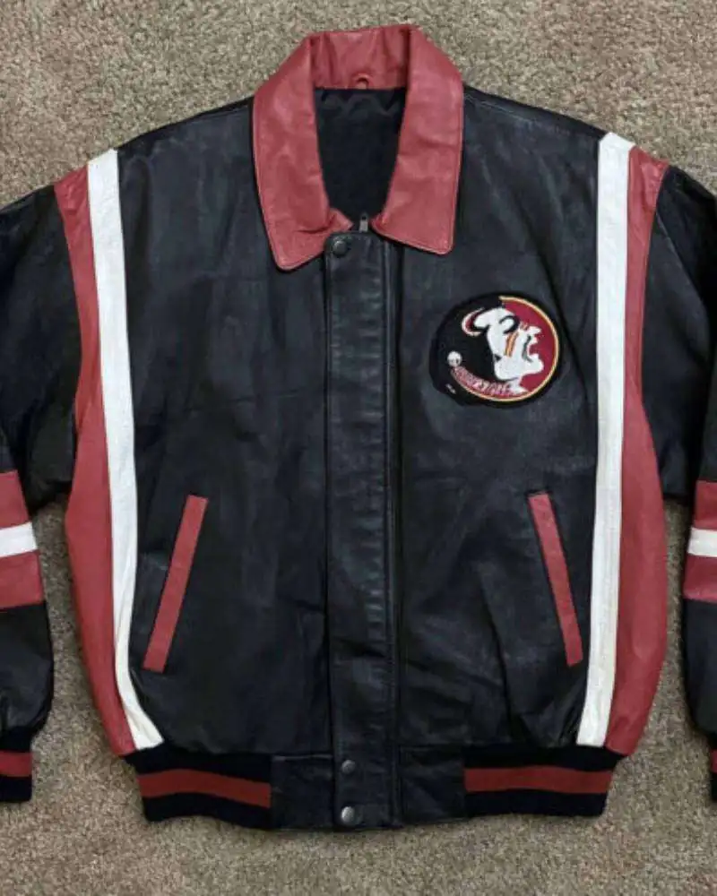 Vintage Florida State Seminoles Leather Jacket