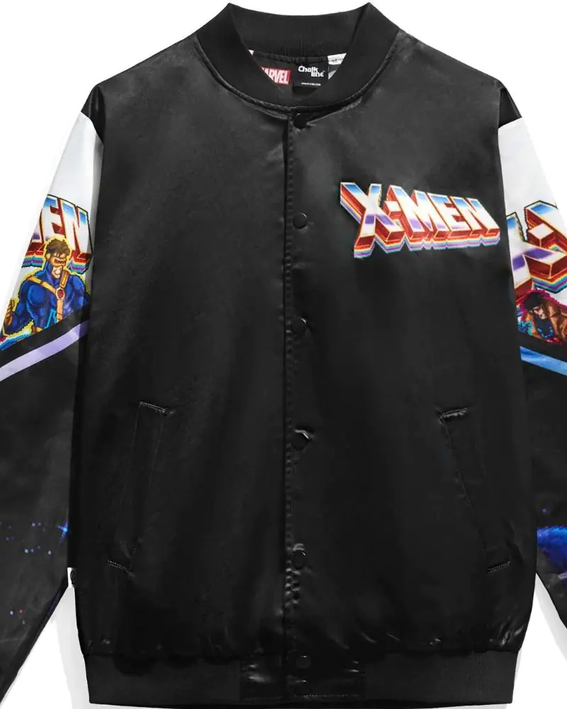 X-Men Video Game Fanimation Satin Jacket X-Men Video Game Fanimation Satin Jacket