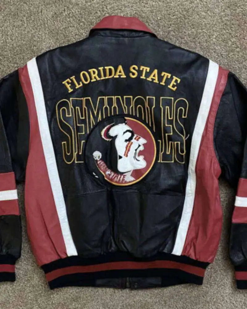 Vintage Florida State Seminoles Leather Jacket