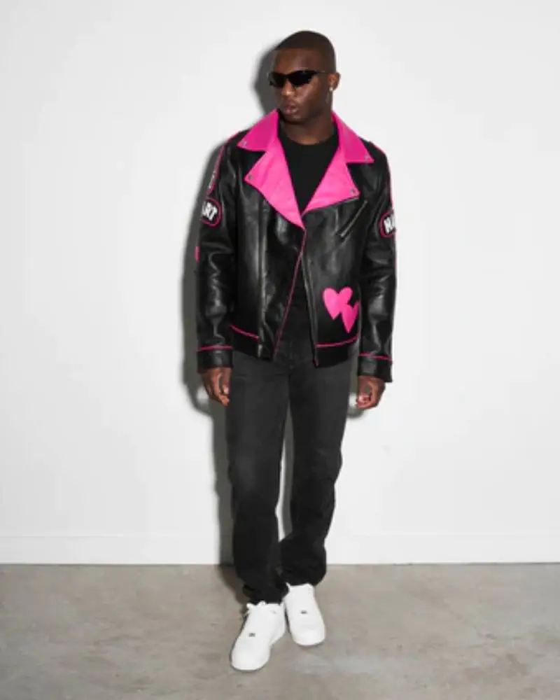 Bret Hart 1994 Biker Jacket