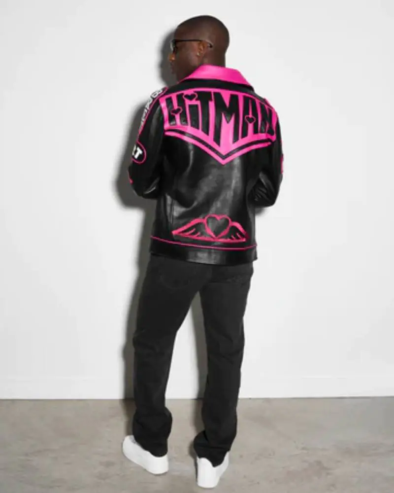Bret Hart 1994 Biker Jacket