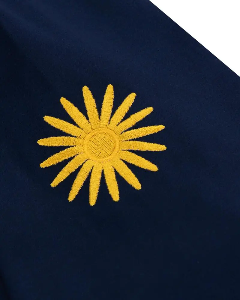 Hilldale Daisies Satin Windbreaker Hilldale Daisies Satin Windbreaker