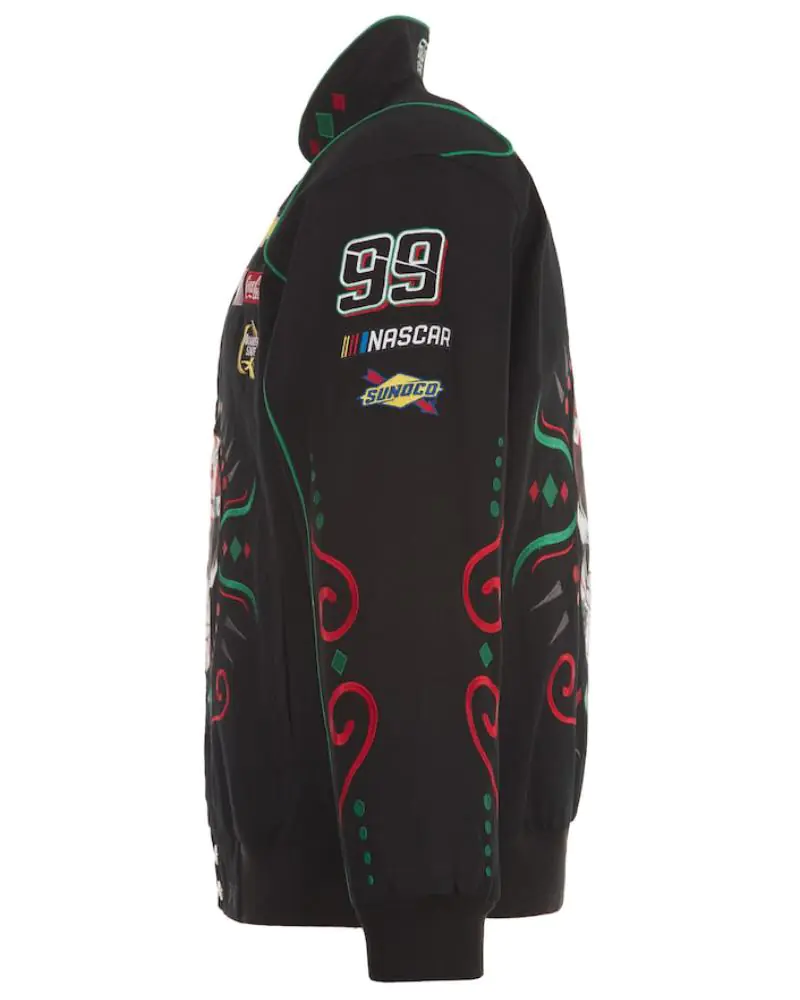 Men’s Daniel Suarez JH Design Black Chevy Full-Snap Twill Uniform Jacket