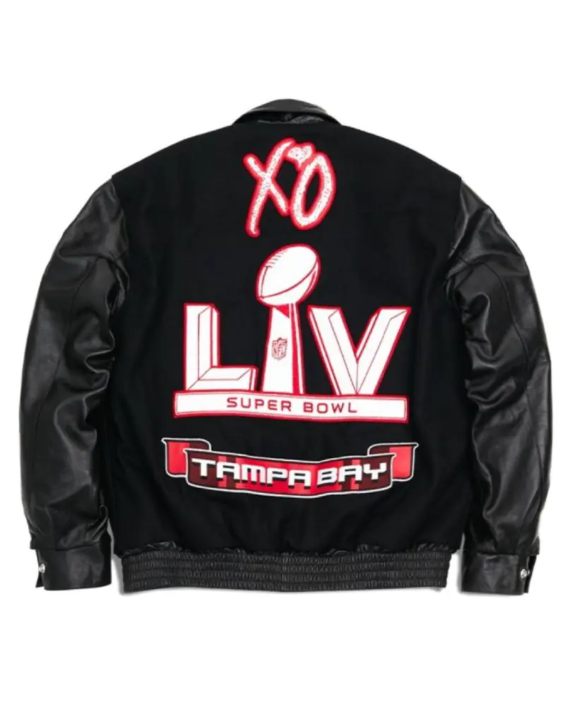 XO The Weeknd Super Bowl LV Varsity Jacket XO The Weeknd Super Bowl LV Varsity Jacket