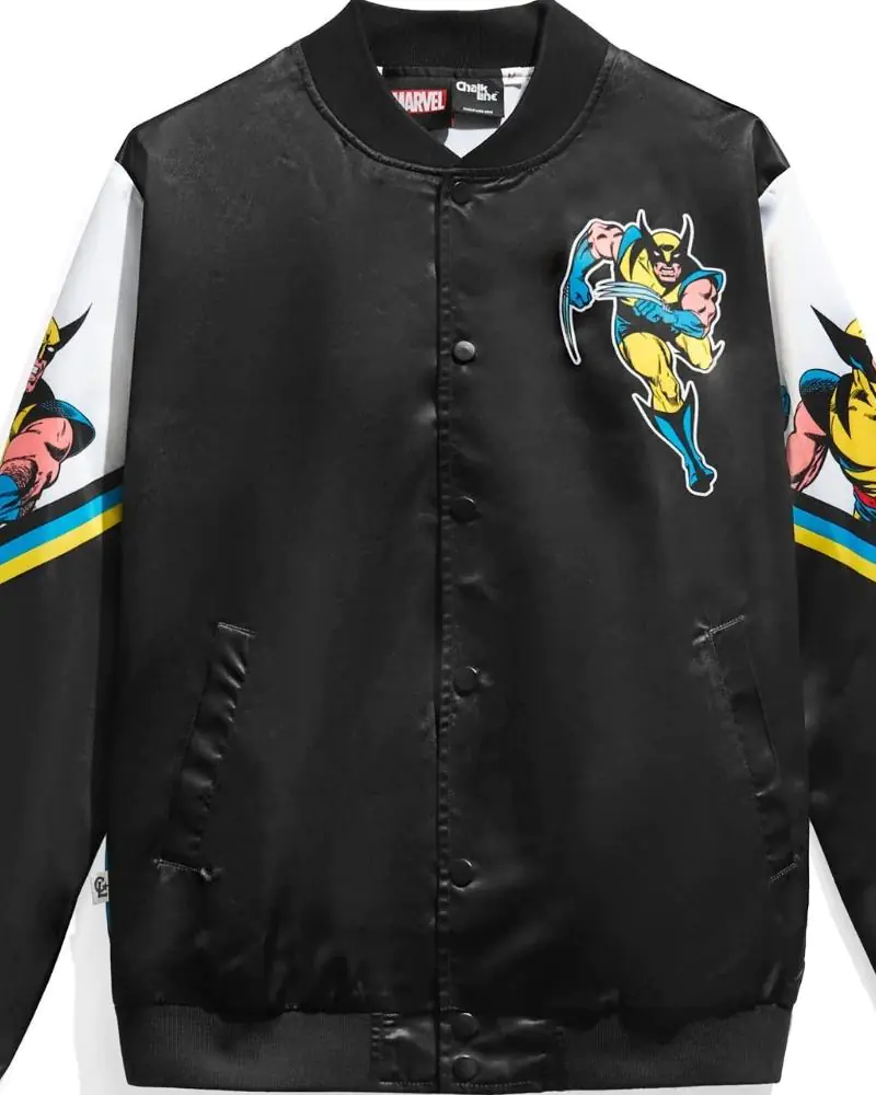 Wolverine Fanimation Satin Jacket Wolverine Fanimation Satin Jacket