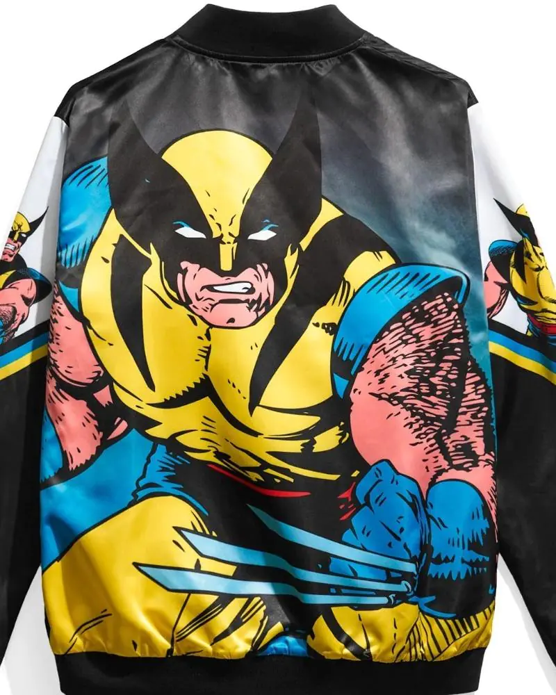 Wolverine Fanimation Satin Jacket Wolverine Fanimation Satin Jacket