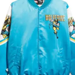 Wolverine Classic Blue Fanimation Satin Jacket