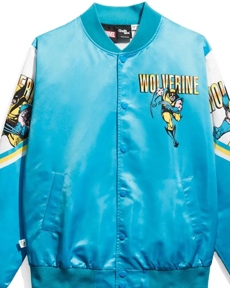Wolverine Classic Blue Fanimation Satin Jacket