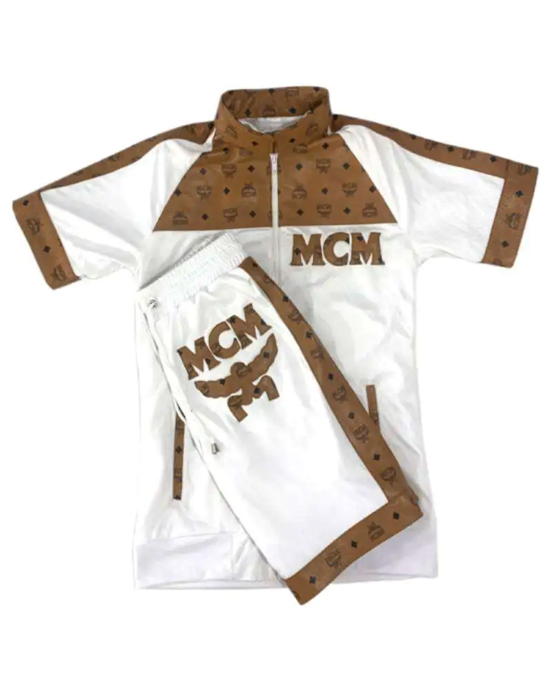 Men’s Vintage MCM Dapper Dan Mesh Short Suit