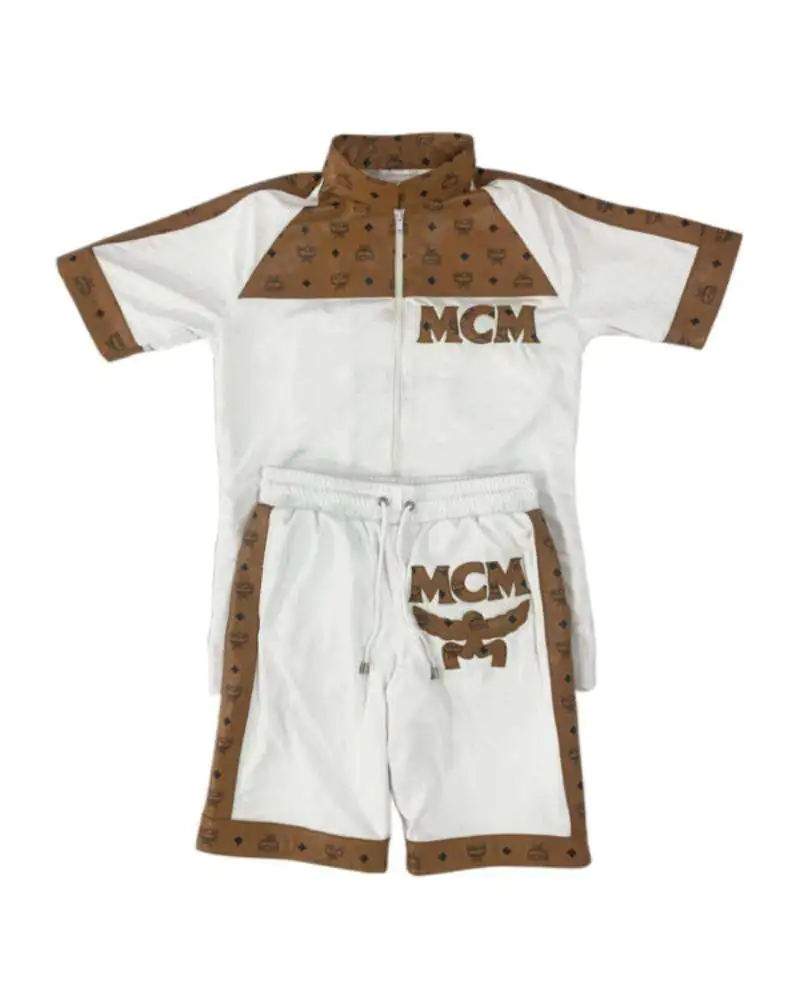 Men’s Vintage MCM Dapper Dan Mesh Short Suit