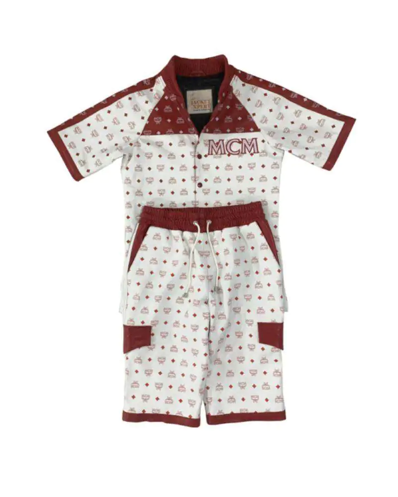 Men’s Vintage MCM Dapper Dan Mesh Short Suit