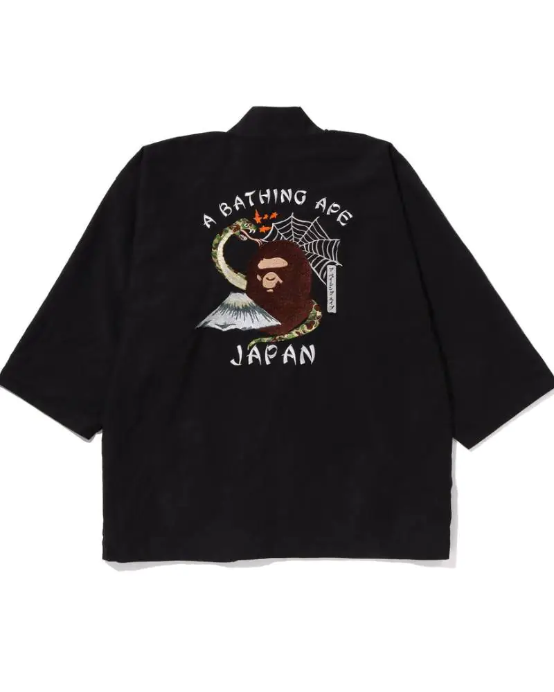 A Bathing Ape Men Lightweight Jackets Kimono Jacket