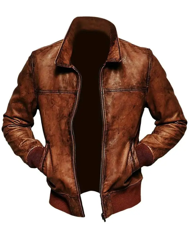 Abel Retro Biker Leather Jacket TrueClassics