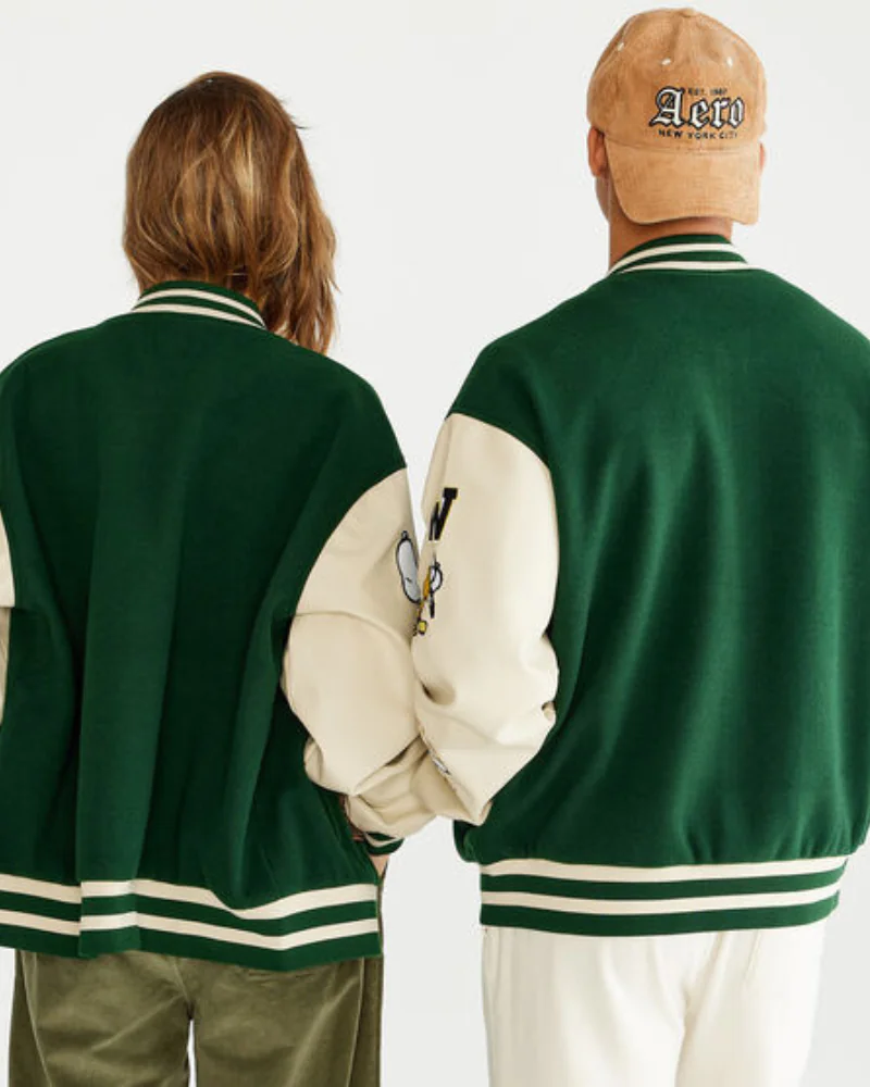 Aéropostale Snoopy Varsity Jacket