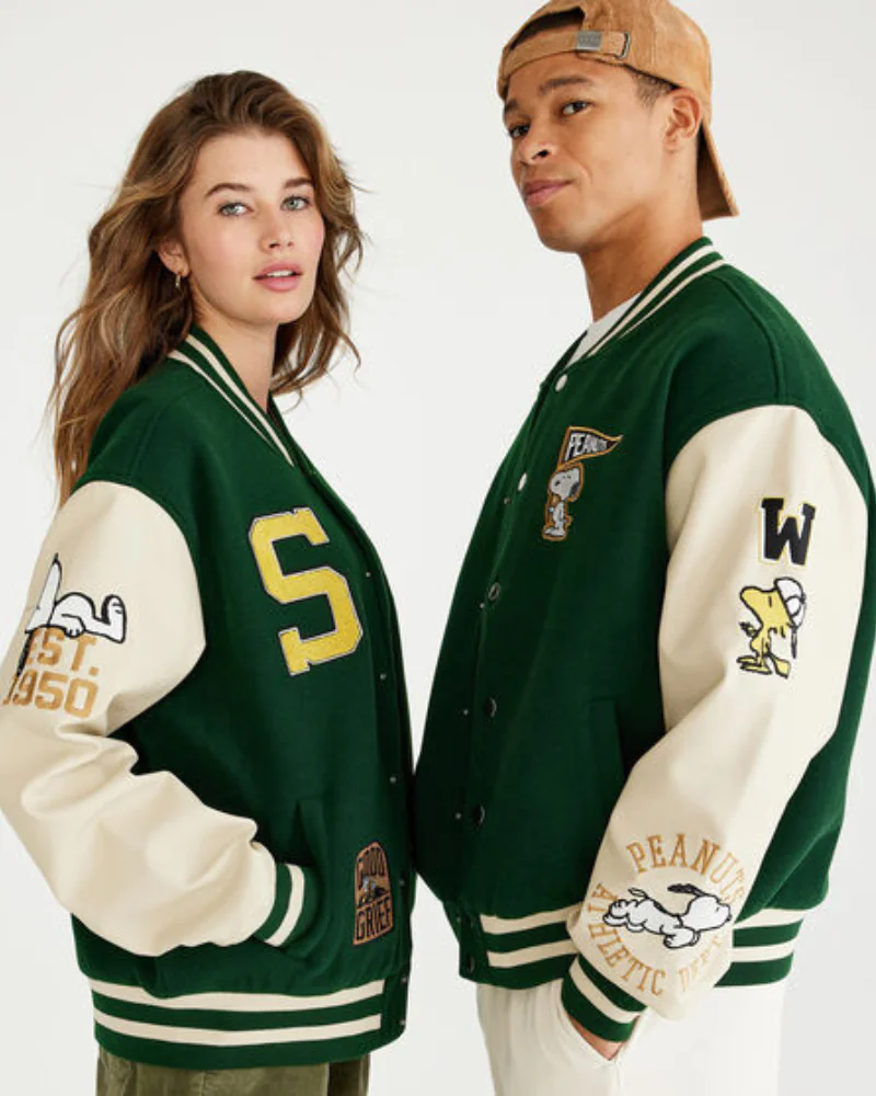 Aéropostale Snoopy Varsity Jacket